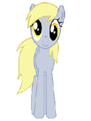 Size: 233x311 | Tagged: safe, artist:ashby10, derpy hooves, pegasus, pony, g4, animated, dancing, female, gif, looking at you, mare, simple background, singing, solo, transparent background