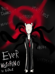 Size: 656x888 | Tagged: safe, artist:fimoman, pony, ponified, slenderman, slendermane, slenderpony, solo