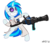 Size: 1167x1000 | Tagged: safe, artist:empty-10, dj pon-3, vinyl scratch, pony, unicorn, g4, bipedal, crossover, female, magic, mare, medic, medic (tf2), simple background, solo, team fortress 2, transparent background