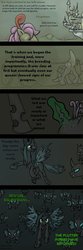 Size: 434x1305 | Tagged: safe, artist:haretrinity, queen chrysalis, changeling, changeling queen, flutter pony, g4, comic, female, origin story, queen rosedust