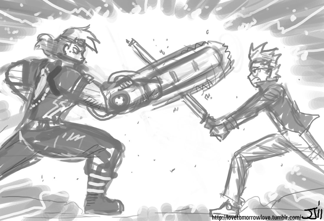 No More Madworld  Travis Touchdown vs Jack Cayman by sebastjimenez on  DeviantArt