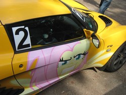 Size: 2048x1536 | Tagged: safe, fluttershy, g4, car, lotus (car), lotus elise