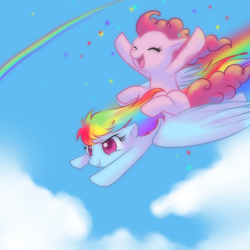 Pinkie Pie X Rainbow Dash shipping. 