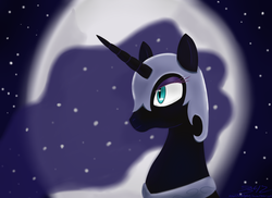 Size: 1752x1276 | Tagged: safe, artist:mikoruthehedgehog, nightmare moon, alicorn, pony, g4, female, mare, moon, solo