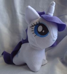 Size: 576x640 | Tagged: safe, artist:rawrsuitgirl, rarity, pony, unicorn, g4, female, irl, mare, photo, plushie, solo