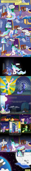 Size: 1000x5407 | Tagged: safe, artist:nimaru, princess celestia, princess luna, alicorn, earth pony, pegasus, pony, comic:the real story, g4, comic, female, mare, miasma, night, s1 luna, telescope