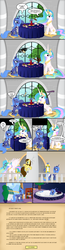 Size: 1000x3874 | Tagged: safe, artist:nimaru, princess celestia, princess luna, alicorn, pegasus, pony, g4, cake, comic, female, food, letter, luna's studies, male, mare, prone, reading, royal guard, s1 luna, scroll, stallion, text