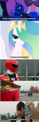 Size: 500x1537 | Tagged: safe, princess celestia, princess luna, g4, gentaro kisaragi, kaizoku sentai gokaiger, kamen rider, kamen rider fourze, photo, princess, super sentai, superhero war