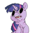 Size: 490x465 | Tagged: safe, artist:php27, twilight sparkle, pony, unicorn, g4, applebeans, female, mare, simple background, solo, style emulation, white background