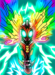 Size: 759x1026 | Tagged: artist needed, safe, pony, kamen rider, kamen rider kabuto, ponified, solo