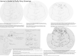 Size: 1576x1148 | Tagged: safe, artist:vanner, fluffy pony, fluffy pony original art, fluffy pony text, tutorial
