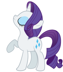 Size: 6600x7600 | Tagged: dead source, safe, artist:thehellbean, rarity, pony, unicorn, g4, .svg available, absurd resolution, eyes closed, female, mare, raised hoof, simple background, solo, transparent background, vector