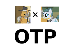 Size: 661x511 | Tagged: safe, cloudy quartz, igneous rock pie, earth pony, pony, g4, exploitable meme, female, male, mare, meme, otp, ship:quartzrock, simple background, stallion, vector, white background