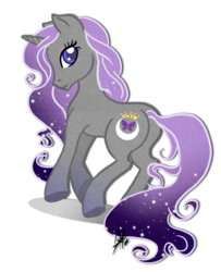 Size: 800x983 | Tagged: dead source, safe, artist:ladyamaltea, oc, oc only, oc:imperial purple, pony, unicorn, female, imperial purple, mare, solo
