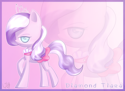 Size: 1030x750 | Tagged: safe, artist:lillynya, diamond tiara, earth pony, pony, g4, clothes, female, filly, solo, zoom layer