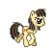 Size: 110x100 | Tagged: safe, artist:botchan-mlp, wild fire, pegasus, pony, g4, animated, desktop ponies, female, gif, mare, pixel art, sibsy, simple background, solo, sprite, transparent background, trotting, walk cycle