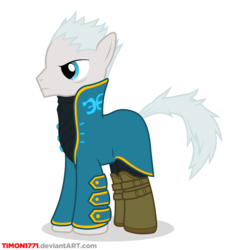 Size: 1500x1615 | Tagged: safe, earth pony, pony, crossover, devil may cry, devil may cry 4, male, ponified, simple background, solo, stallion, transparent background, vergil (devil may cry)