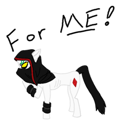Size: 258x265 | Tagged: safe, artist:kiana, earth pony, pony, looking for group, ponified, richard (looking for group), simple background, solo, white background