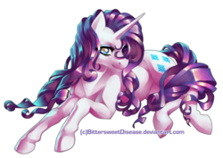 Size: 600x424 | Tagged: safe, artist:foervraengd, rarity, pony, unicorn, g4, female, mare, outline, prone, realistic, simple background, solo, transparent background