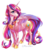 Size: 400x466 | Tagged: safe, artist:foervraengd, princess cadance, alicorn, crystal pony, pony, g4, female, mare, realistic, realistic horse legs, semi-realistic, simple background, solo, transparent background