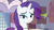 Size: 852x470 | Tagged: safe, edit, edited screencap, screencap, rarity, pony, unicorn, g4, my little pony: friendship is magic, season 2, sisterhooves social, caption, carousel boutique, female, hub logo, lidded eyes, mare, royal we, solo, uncomfortable, window, youtube caption