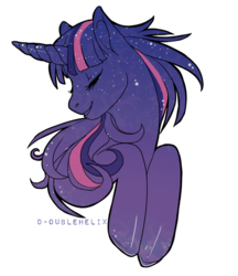 Size: 600x693 | Tagged: dead source, source needed, useless source url, safe, artist:d-oublehelix, twilight sparkle, pony, unicorn, g4, bust, eyes closed, female, mare, portrait, profile, simple background, smiling, solo, transparent background