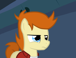 Size: 1300x1000 | Tagged: safe, artist:otterlore, earth pony, pony, futurama, hilarious in hindsight, male, meme, philip j. fry, ponified, solo, stallion