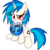 Size: 256x256 | Tagged: safe, artist:blues27xx, dj pon-3, vinyl scratch, pony, unicorn, g4, computer icon, female, icon, itunes, mare, mouth hold, simple background, sitting, solo, transparent background, webcore