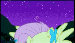 Size: 325x187 | Tagged: safe, screencap, fluttershy, pegasus, pony, g4, season 1, the best night ever, angry, animated, clothes, dress, female, flutterrage, gala dress, mare, night, solo, yelling