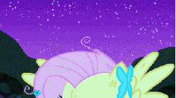 Size: 324x182 | Tagged: safe, edit, edited screencap, screencap, fluttershy, pegasus, pony, g4, the best night ever, angry, animated, clothes, dress, female, flutterrage, gala dress, mare, night, solo