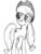 Size: 480x640 | Tagged: safe, artist:that-technique, applejack, earth pony, pony, g4, female, mare, monochrome, raised hoof, sketch, solo