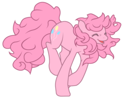 Size: 3808x3045 | Tagged: safe, artist:deadsteeledwardelric, artist:noel, pinkie pie, earth pony, pony, g4, eyes closed, female, high res, mare, simple background, smiling, solo, transparent background, vector