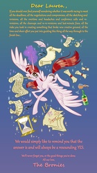 Size: 1400x2500 | Tagged: safe, artist:lauren faust, oc, oc only, oc:fausticorn, alicorn, pony, alicorn oc, female, lauren faust, mare, meta, mouth hold, pencil, solo, thank you lauren