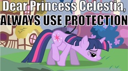 Size: 891x498 | Tagged: safe, edit, edited screencap, screencap, twilight sparkle, pony, unicorn, friendship is magic, g4, season 1, annoyed, female, image macro, mama twilight, mare, preglight sparkle, pregnant, solo, unicorn twilight