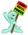 Size: 778x954 | Tagged: safe, artist:kloudmutt, lyra heartstrings, pony, unicorn, g4, angry, boomerang bigot, female, god, mare, parody, sign, simple background, sitting, solo, transparent background, westboro baptist church