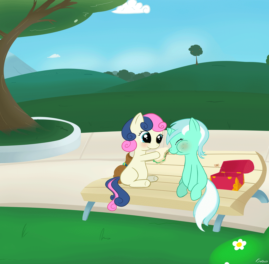 #23202 - safe, artist:krekka01, bon bon, lyra heartstrings, sweetie ...