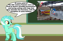 Size: 887x588 | Tagged: artist needed, source needed, safe, lyra heartstrings, pony, unicorn, g4, chalkboard, crossover, female, human studies101 with lyra, male, mare, meme, photo, sonic (restaurant), sonic the hedgehog, sonic the hedgehog (series)