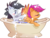Size: 500x381 | Tagged: safe, artist:thegamercolt, scootaloo, oc, oc:thegamercolt, pegasus, pony, g4, bath, bathing, bathtub, blushing, canon x oc, colt, eyes closed, female, filly, male, sharing a bath, shipping, simple background, spread wings, straight, transparent background, wings