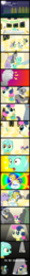 Size: 445x3906 | Tagged: safe, artist:krekka01, arpeggio, bon bon, bruce mane, caesar, count caesar, lyra heartstrings, lyrica lilac, mango dash, north star, sweetie drops, g4, birthday, comic, filly, foal, sad, younger