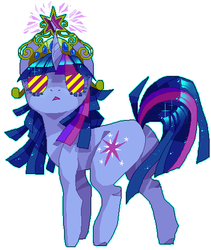 Size: 417x493 | Tagged: safe, artist:suippumato, twilight sparkle, g4, psychedelic, simple background, white background