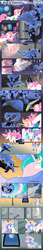 Size: 800x4670 | Tagged: safe, artist:feather, nightmare moon, princess celestia, g4, comic, elements of harmony, mare in the moon, princess