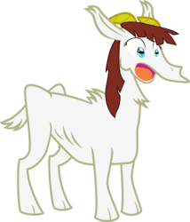 Size: 902x1055 | Tagged: safe, artist:combuskenisawesome, goat, g4, goatified, lauren faust, simple background, species swap, transparent background, vector, youtube link