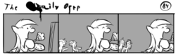 Size: 802x253 | Tagged: safe, artist:tetrapony, derpy hooves, pegasus, pony, comic:the daily derp, g4, comic, female, mare