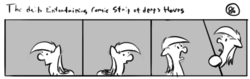 Size: 802x253 | Tagged: safe, artist:tetrapony, derpy hooves, pegasus, pony, comic:the daily derp, g4, comic, female, mare