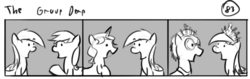 Size: 802x253 | Tagged: safe, artist:tetrapony, derpy hooves, pegasus, pony, comic:the daily derp, g4, comic, female, mare, the group derp