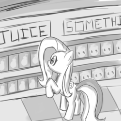 Size: 1000x1000 | Tagged: safe, artist:speccysy, fluttershy, pony, g4, female, juice, juice box, solo