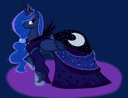 Size: 1300x1000 | Tagged: safe, artist:telanore, princess luna, pony, g4, clothes, dress, female, solo
