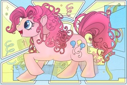 Size: 1800x1200 | Tagged: safe, artist:animatey, pinkie pie, earth pony, pony, g4, female, solo