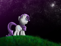 Size: 1360x1020 | Tagged: safe, artist:dnyshy, rarity, pony, g4, female, solo, stars