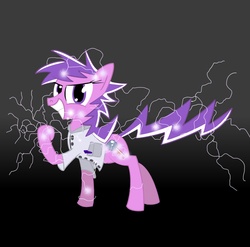 Size: 1852x1828 | Tagged: safe, artist:cgeta, screwball, earth pony, pony, g4, electricity, female, mare, undiscorded
